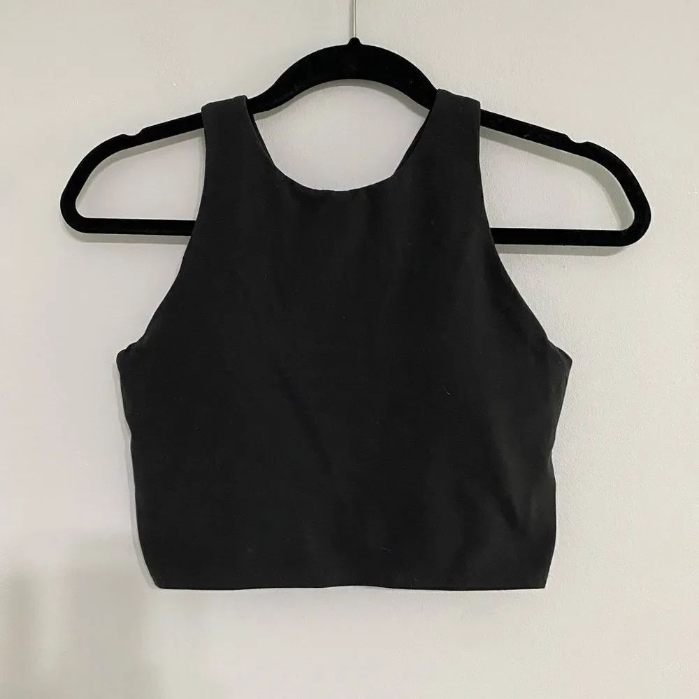 Athleta Black Sport Bra Women Size S